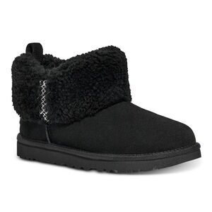 Brand New in Box UGG Ultra Mini Braid Slip On Boots Black